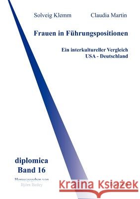 Frauen in Führungspositionen Klemm, Solveig 9783828886568 Tectum - Der Wissenschaftsverlag