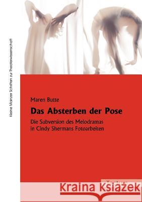 Das Absterben der Pose Butte, Maren 9783828889699 Tectum-Verlag