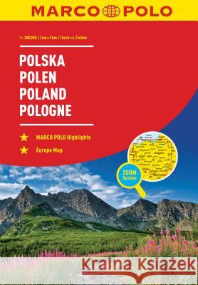 MARCO POLO Reiseatlas Polen 1:300 000. Polska / Poland / Pologne  9783829736879 Marco Polo Travel Publishing, Ltd.