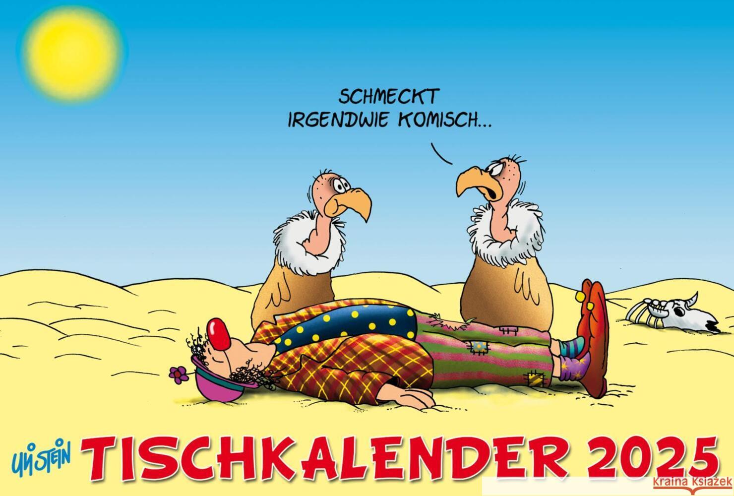 Uli Stein Tischkalender 2025: Monatskalender zum Aufstellen Stein, Uli 9783830321828