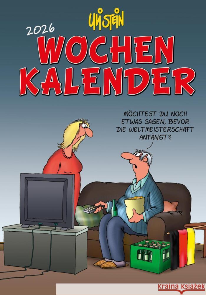 Uli Stein Wochenkalender 2026: Taschenkalender mit Spiralbindung und Gummiband Stein, Uli 9783830322573