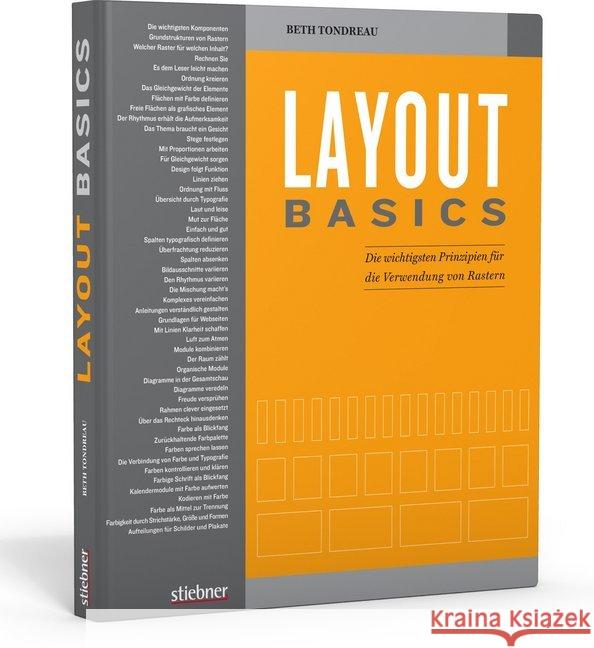 Layout Basics : Die wichtigsten Prinzipien für die Verwendung von Rastern Tondreau, Beth 9783830714507 Stiebner