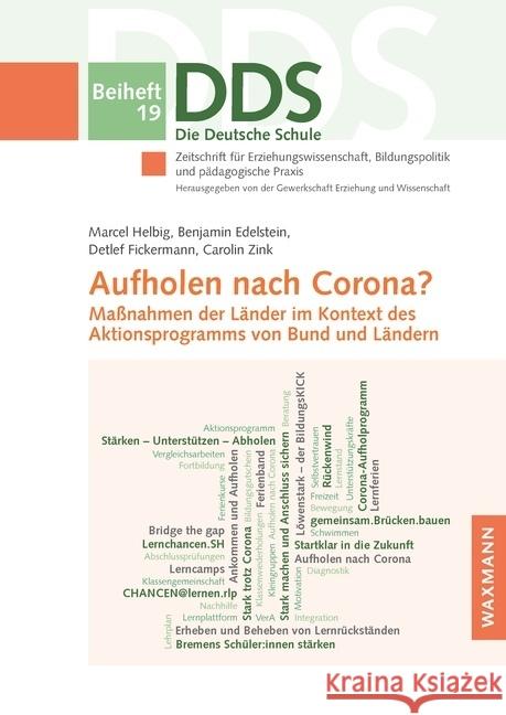 Aufholen nach Corona? Helbig, Marcel, Edelstein, Benjamin, Fickermann, Detlef 9783830946038