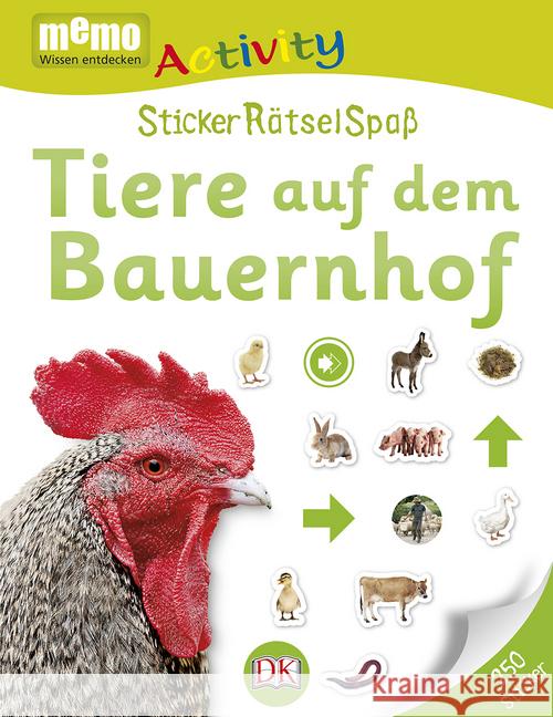 memo Activity. Tiere auf dem Bauernhof : StickerRätselSpaß. 250 Sticker  9783831029082 Dorling Kindersley
