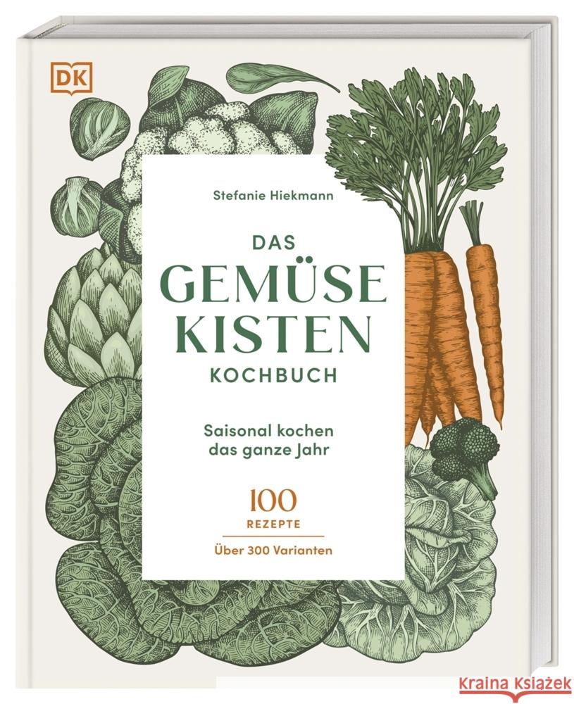 Das Gemüsekisten-Kochbuch Hiekmann, Stefanie 9783831048533