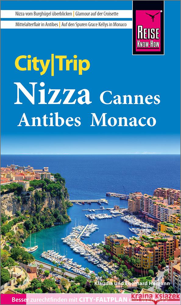 Reise Know-How CityTrip Nizza, Cannes, Antibes, Monaco Homann, Klaudia, Homann, Eberhard 9783831738212 Reise Know-How Verlag Peter Rump