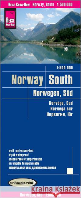 Norway South (1:500.000): 2022  9783831773527 Reise Know-How Verlag Peter Rump GmbH