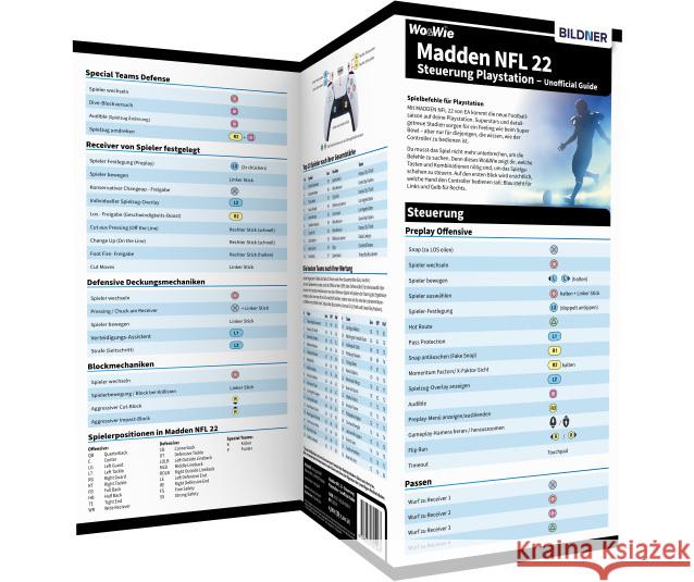 MADDEN NFL 22 - Steuerung Playstation - Unofficial Guide Zintzsch, Andreas 9783832805067 BILDNER Verlag