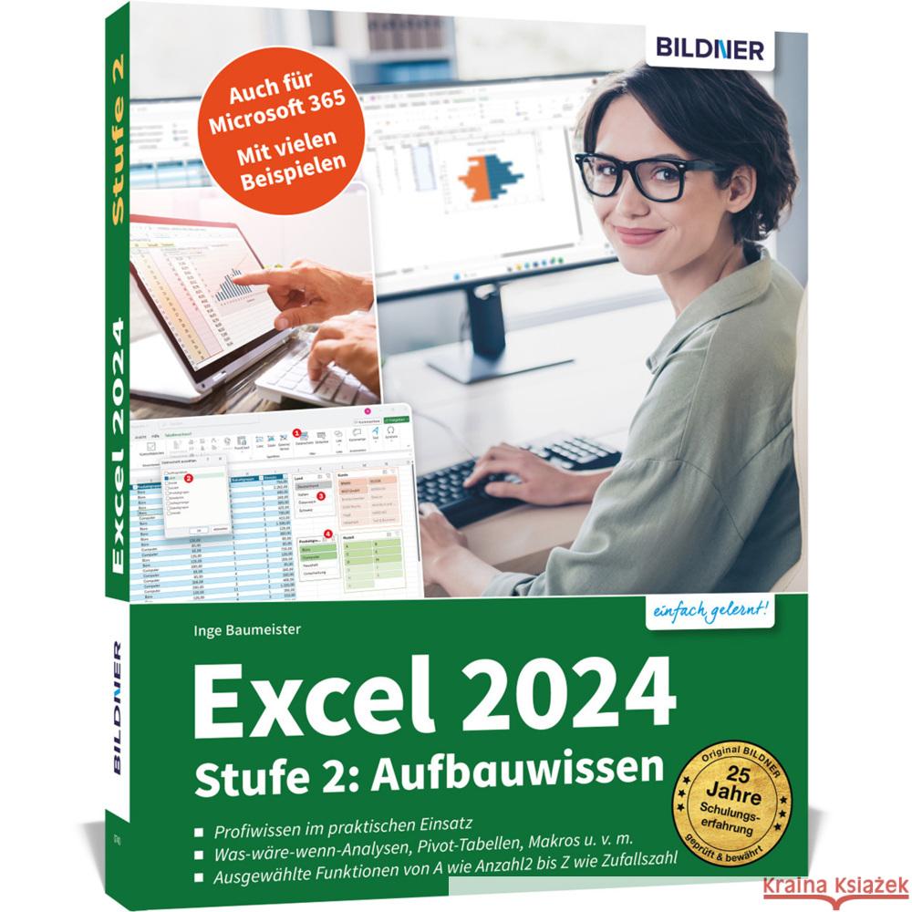 Excel 2024 - Stufe 2: Aufbauwissen Baumeister, Inge 9783832807238