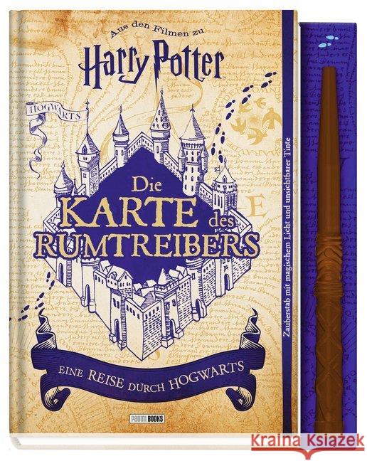 Harry Potter: Die Karte des Rumtreibers, m. Zauberstab : Eine Reise durch Hogwarts Pascal, Erinn 9783833236501