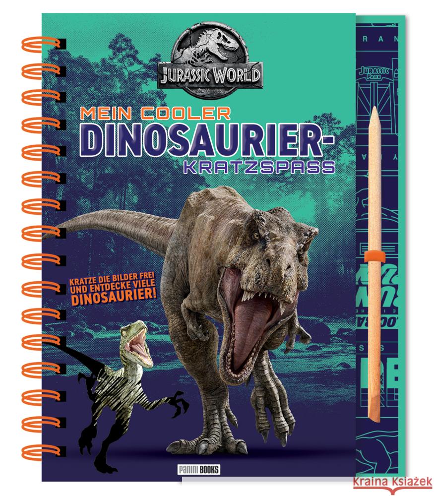 Jurassic World: Mein cooler Dinosaurier-Kratzspaß Easton, Marilyn 9783833241192