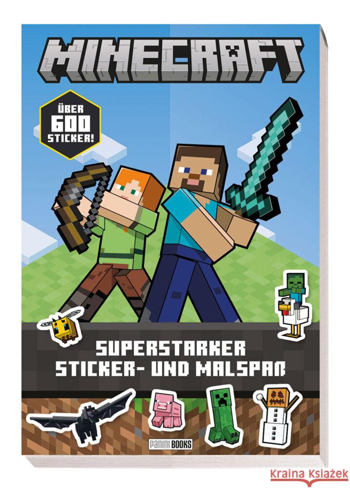 Minecraft: Superstarker Sticker- und Malspaß Panini 9783833241352