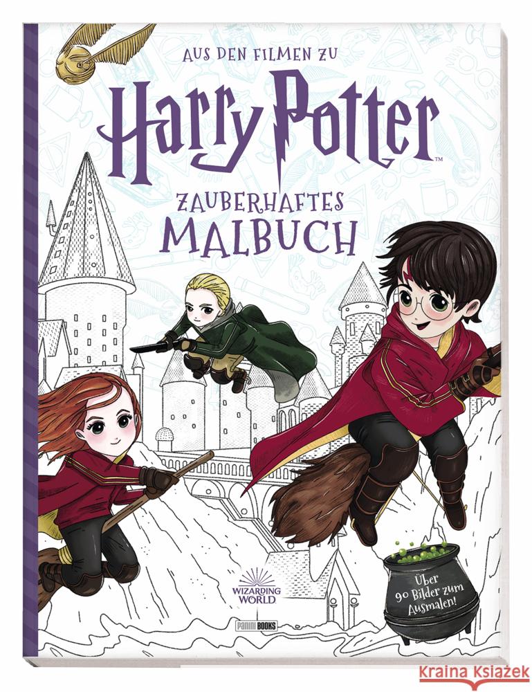 Aus den Filmen zu Harry Potter: Zauberhaftes Malbuch Spinner, Carla, Tobacco, Violet 9783833243288