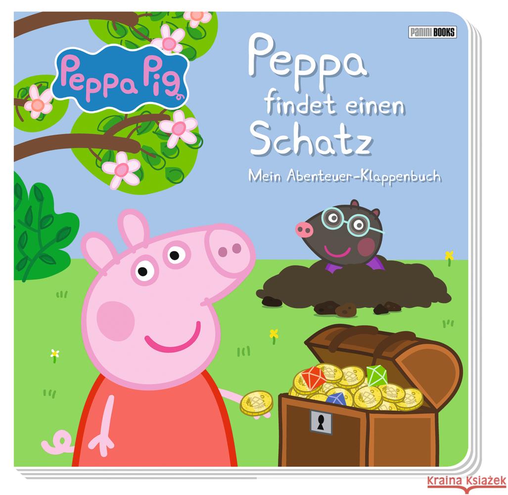 Peppa Pig: Peppa findet einen Schatz - Mein Abenteuer-Klappenbuch Panini 9783833243639