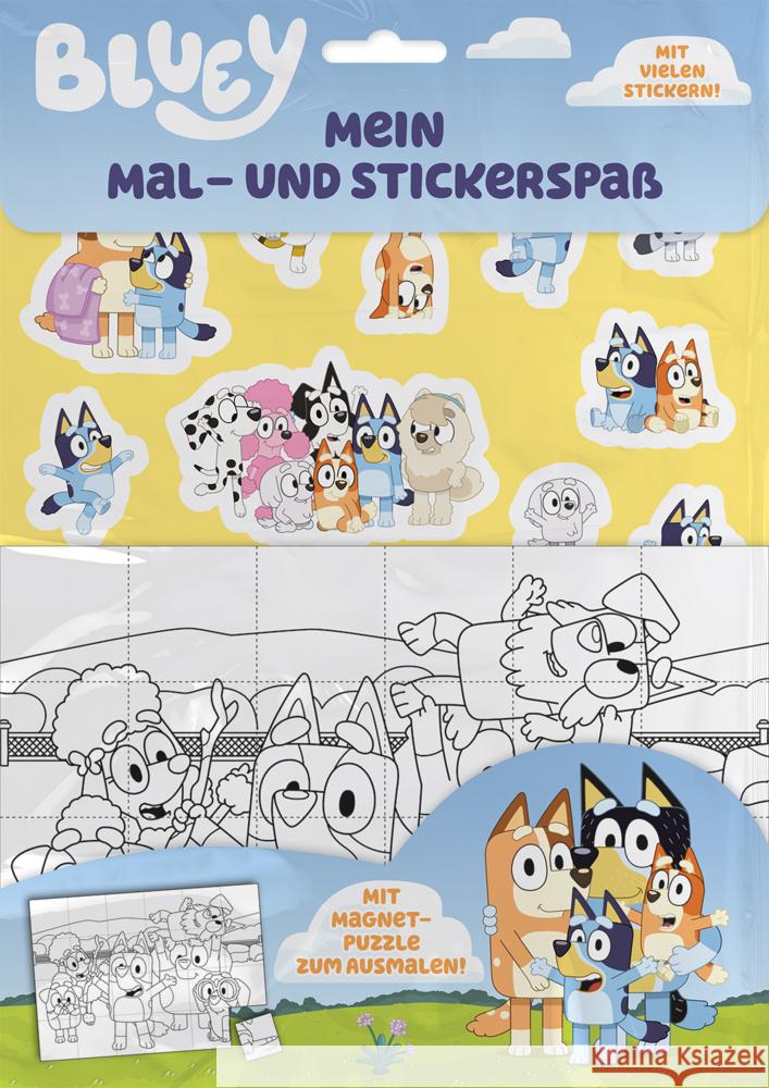 Bluey: Mein Mal- und Stickerspaß Panini 9783833246807