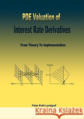 PDE Valuation of Interest Rate Derivatives: From Theory To Implementation Kohl-Landgraf, Peter 9783833495373