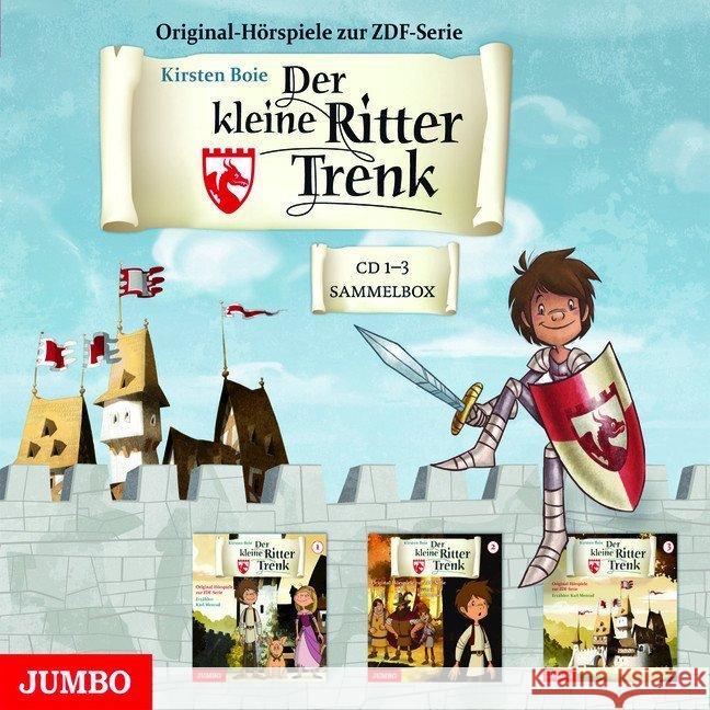 Der Kleine Ritter Trenk. Die Box, 3 Audio-CDs : 1. Staffel, TV-Episode 1-7 (CD 1-3) Boie, Kirsten 9783833729232