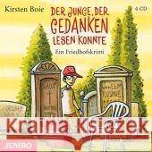 Der Junge, der Gedanken lesen konnte, 4 Audio-CDs : Ein Friedhofskrimi Boie, Kirsten 9783833729782 Jumbo Neue Medien