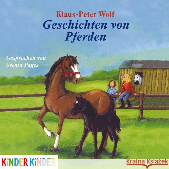 Geschichten von Pferden, 1 Audio-CD Wolf, Klaus-Peter 9783833730221