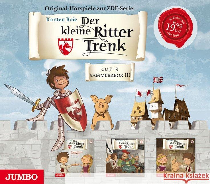Der kleine Ritter Trenk - Sammelbox III. Box.3, 3 Audio-CDs : Original-Hörspiele zur ZDF-Serie. CD.7-9 Boie, Kirsten 9783833730610