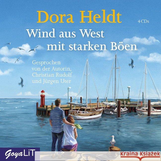 Wind aus West mit starken Böen, 4 Audio-CDs : Lesung Heldt, Dora 9783833733062 Jumbo Neue Medien
