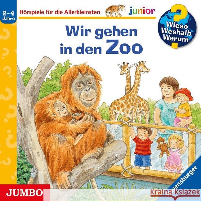 Wir gehen in den Zoo, Audio-CD Mennen, Patricia; Weller, Ursula 9783833733895 Jumbo Neue Medien