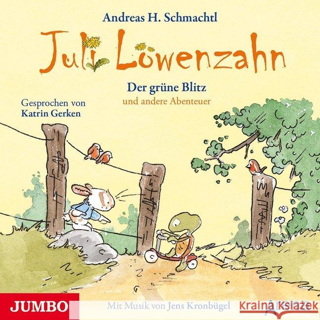 Juli Löwenzahn - Der grüne Blitz und andere Abenteuer, Audio-CD : Lesung Schmachtl, Andreas H. 9783833734014 Jumbo Neue Medien