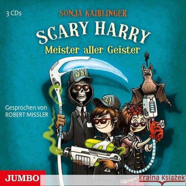 Scary Harry - Meister aller Geister, 3 Audio-CDs : Lesung Kaiblinger, Sonja 9783833734090 Jumbo Neue Medien