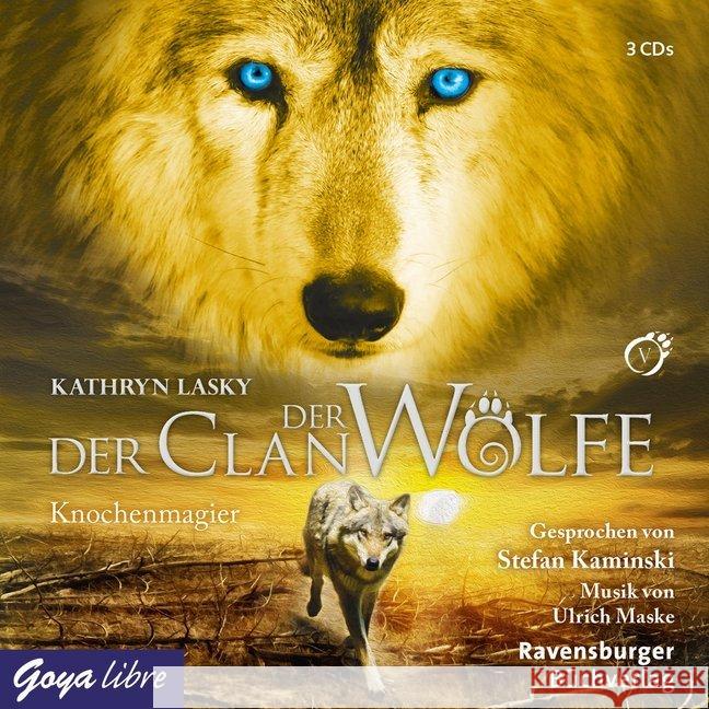 Der Clan der Wölfe - Knochenmagier, 3 Audio-CDs : Knochenmagier, Lesung Lasky, Kathryn 9783833734601