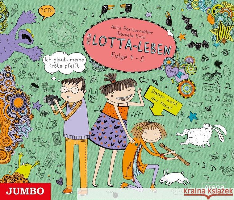 Mein Lotta-Leben. Tl.4/5, 2 Audio-CDs Pantermüller, Alice 9783833735264