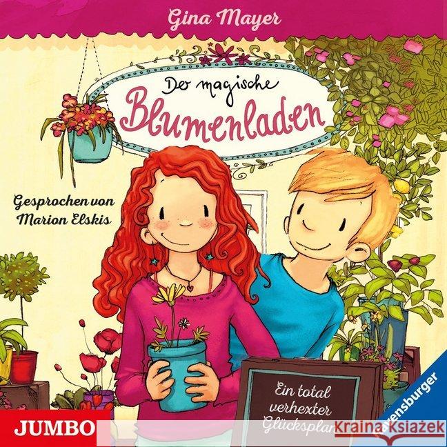 Der magische Blumenladen - Ein total verhexter Glücksplan, 1 Audio-CD : Lesung Mayer, Gina 9783833735592 Jumbo Neue Medien