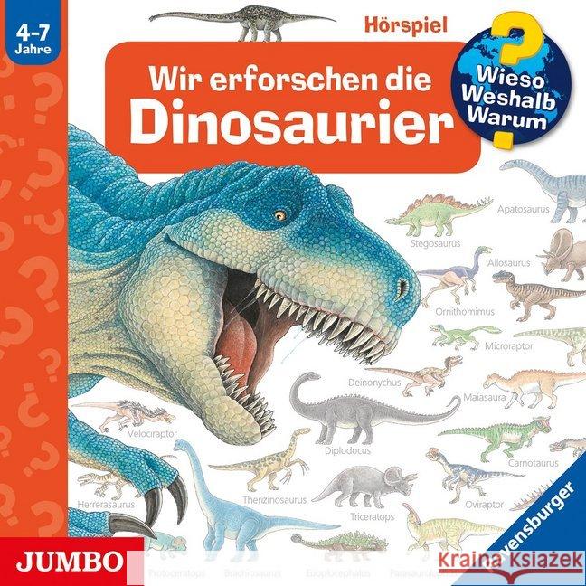 Wir erforschen die Dinosaurier, 1 Audio-CD : Hörspiel Weinhold, Angela 9783833736346 Jumbo Neue Medien