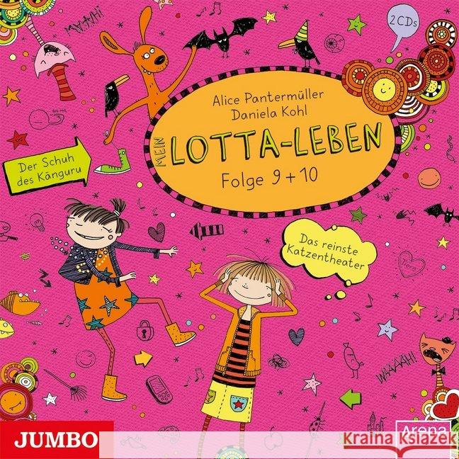 Mein Lotta-Leben - Das reinste Katzentheater / Der Schuh des Känguru, 2 Audio-CDs : CD Standard Audio Format, Hörspiel Pantermüller, Alice 9783833738135 Jumbo Neue Medien