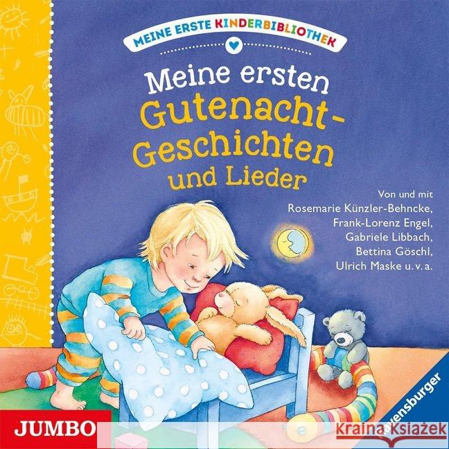 Meine erste Kinderbibliothek - Meine ersten Gutenach-Geschichten und Lieder, 1 Audio-CD : CD Standard Audio Format, Lesung Künzler-Behncke, Rosemarie 9783833738272 Jumbo Neue Medien