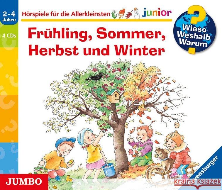 Frühling, Sommer, Herbst und Winter, 4 Audio-CDs : Hörspiel Erne, Andrea 9783833739392