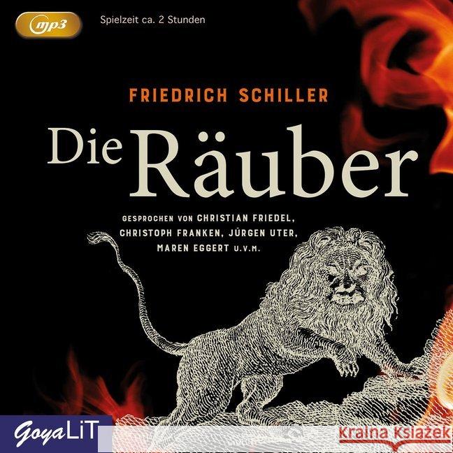 Die Räuber, 1 MP3-CD : MP3 Format, Lesung Schiller, Friedrich von 9783833740947 Jumbo Neue Medien