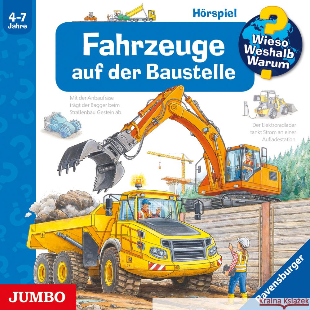 Fahrzeuge auf der Baustelle, Audio-CD : CD Standard Audio Format, Hörspiel Humbach, Markus 9783833741173