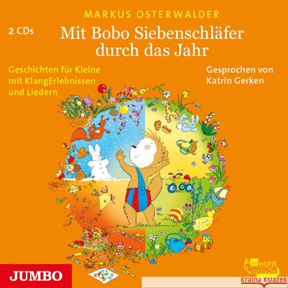 Mit Bobo Siebenschläfer durch das Jahr, 2 Audio-CD Osterwalder, Markus 9783833741982 Jumbo Neue Medien