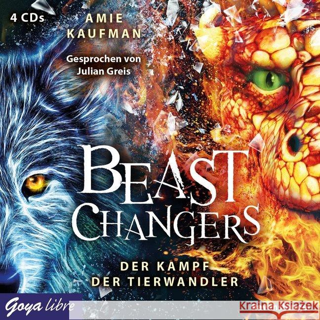 Beast Changers - Der Kampf der Tierwandler, 4 Audio-CD Kaufman, Amie 9783833742392 Jumbo Neue Medien