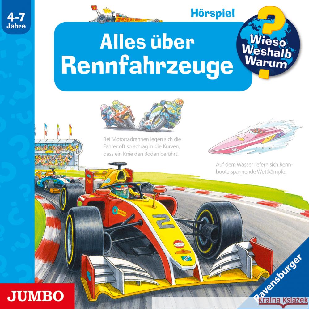 Wieso? Weshalb? Warum? Alles über Rennfahrzeuge, 1 Audio-CD Gernhäuser, Susanne 9783833742620