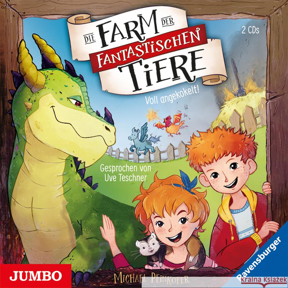 Die Farm der fantastischen Tiere. Voll angekokelt!, 2 Audio-CD Peinkofer, Michael 9783833742682