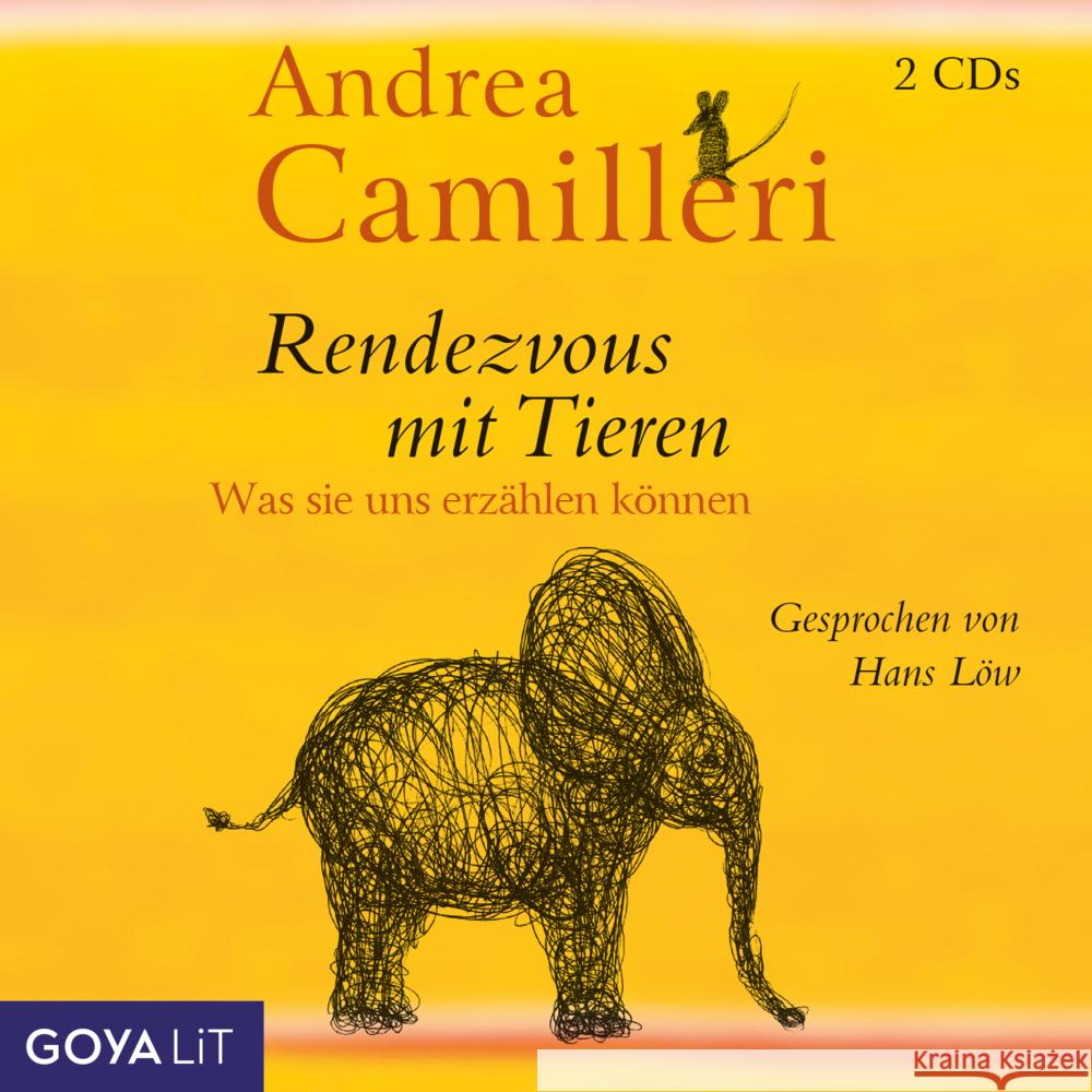 Rendezvous mit Tieren. Was sie uns erzählen können, Audio-CD Camilleri, Andrea 9783833743726