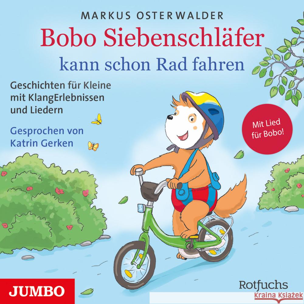 Bobo Siebenschläfer kann schon Rad fahren, Audio-CD Osterwalder, Markus 9783833744341 Jumbo Neue Medien