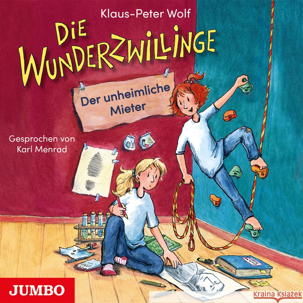 Die Wunderzwillinge und der unheimliche Mieter, Audio-CD Wolf, Klaus-Peter 9783833744419