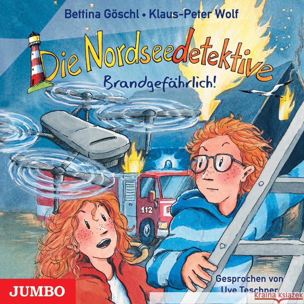 Die Nordseedetektive. Brandgefährlich!, Audio-CD Wolf, Klaus-Peter, Göschl, Bettina 9783833747687 Jumbo Neue Medien