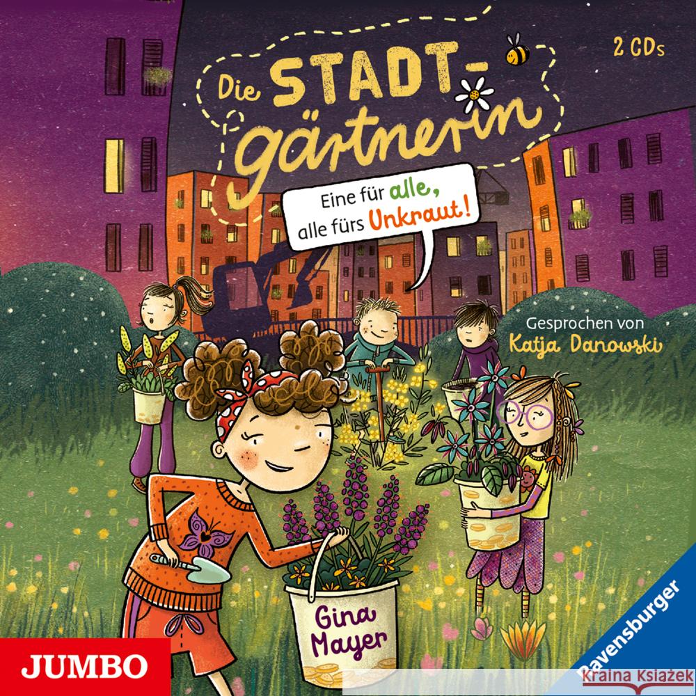 Die Stadtgärtnerin. Eine für alle, alle fürs Unkraut!, 2 Audio-CD Meyer, Gina 9783833748301 Jumbo Neue Medien