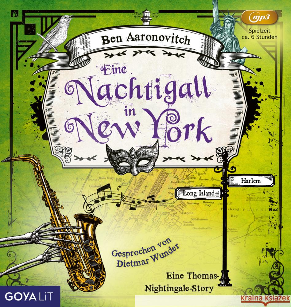 Eine Nachtigall in New York, 1 Audio-CD, 1 MP3 Aaronovitch, Ben 9783833748387