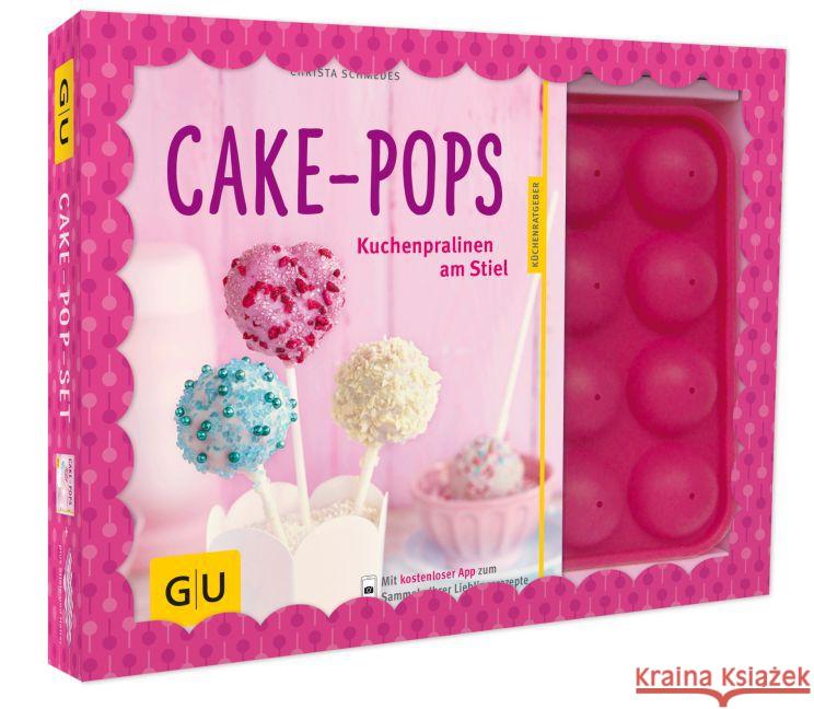 Cake-Pop-Set, m. Backform u. 20 CakePop-Stielen : Kuchenpralinen am Stiel. Mit kostenloser App zum Sammeln der Lieblingsrezepte Schmedes, Christa 9783833838774