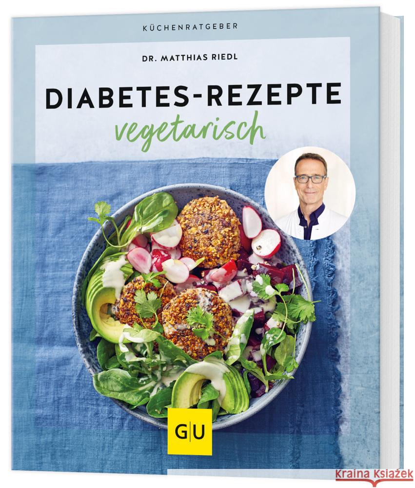 Diabetes-Rezepte vegetarisch Riedl, Matthias 9783833894428