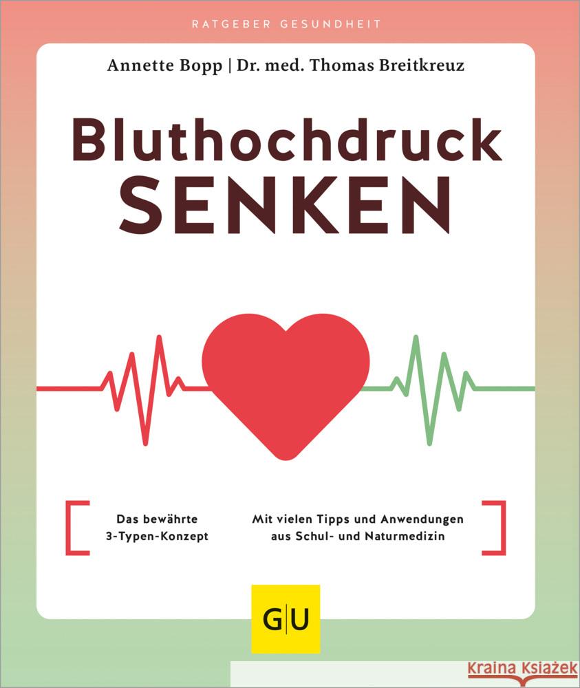 Bluthochdruck senken Bopp, Annette, Breitkreuz, Thomas 9783833895784